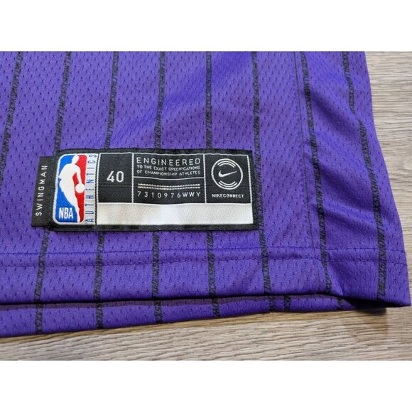 Nike Lonzo Ball Los Angeles Lakers City Edition Swingman Jersey Small 40 - Picture 4 of 12